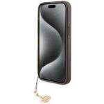 Guess GUHCP15XGF4GBR iPhone 15 Pro Max 6.7" brown hardcase 4G Charms Collection - imagine 5