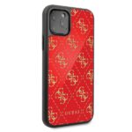 Guess GUHCN584GGPRE iPhone 11 Pro red hard case 4G Double Layer Glitter - imagine 5