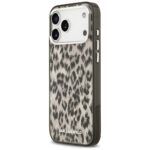 Karl Lagerfeld IML Leopard Pattern MagSafe Case for iPhone 17 Pro Max Brown - imagine 2