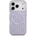 Karl Lagerfeld IML KL Monogram MagSafe Case for iPhone 17 Pro Max Purple - imagine 3