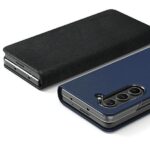 Araree Bonnet Diary Case Sam Z Fold5 F946 ash blue AR10-01766B - imagine 7