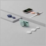 Wireless charger Bazic GoMag Trio 2 3in1 15W magnetic for iPhone/Watch/AirPods pistachio - imagine 6