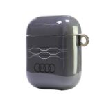 Audi IML Geometric Pattern AirPods 1/2 cover gray AU-IMLAP-A6/D3-GY - imagine 3