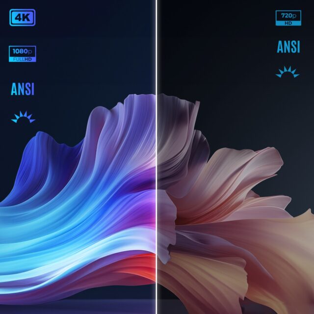 Extralink Smart Life Vision Pro | Projector | 450 ANSI, 1080p, Android 9.0 - imagine 6