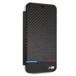 BMW BMTRBKI65PUCARTCBKiPhone XS Max book black Carbon Tricolor Stripe - imagine 4