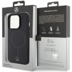 Mercedes MEHMP15L23RCMK iPhone 15 Pro 6.1" Black Hardcase Smooth Leather MagSafe - imagine 8
