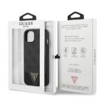 Guess GUHCP13SPU4GHBK iPhone 13 Mini 5,4" grey hardcase 4G Triangle Collection - imagine 8