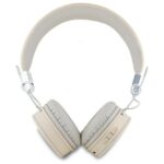 Guess Over-Ear Bluetooth Headphones ENC GUBH70PGTSPSE beige Grained Classic Round Shape - imagine 3