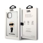 Karl Lagerfeld KLHCP14MSNIKBCH iPhone 14 Plus / 15 Plus 6,7" hardcase white Silicone Ikonik - imagine 8