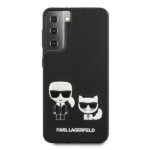 Karl Lagerfeld KLHCS21MPCUSKCBK S21+ G996 black hardcase Ikonik Karl & Choupette - imagine 3