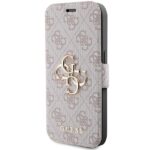 Guess GUBKP15L4GMGPI iPhone 15 Pro 6.1" pink book 4G Metal Logo - imagine 2