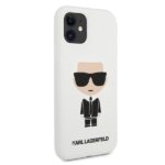 Karl Lagerfeld KLHCN61SLFKWH iPhone 11 6,1" / Xr hardcase white Silicone Iconic - imagine 6