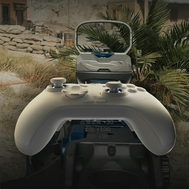 Universal controller for games Bluetooth Flydigi DIREWOLF 4 white - imagine 4