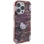 Hello Kitty HKHCP14LHDGPTP iPhone 14 Pro 6.1" pink hardcase IML Tags Graffiti - imagine 4