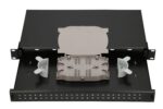 Extralink 48 Core | Patch panel | 24 SC Duplex, 48 core, black - imagine 4