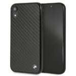 BMW BMHCI61MBC iPhone Xr hardcase case black Siganture-Carbon