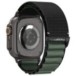 Pasek Spigen WBF1 do Apple Watch          6/7/8/9/10/11/SE/SE 3/Ultra 1/Ultra 2/ Ultra 3 44/45/46/49mm czarno-zielony