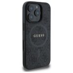 Guess GUHMP16XG4GFRK iPhone 16 Pro Max 6.9" black hardcase 4G Ring Classic Logo MagSafe - imagine 4