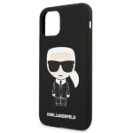 Karl Lagerfeld KLHCN61SLFKBK iPhone 11 6,1" / Xr hardcase black Silicone Iconic - imagine 3