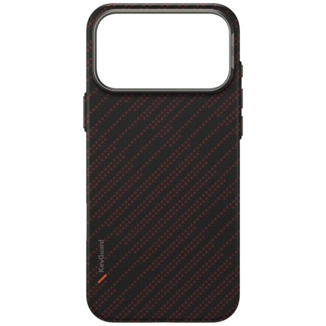 Case UNIQ Keva EDGE for iPhone 17 Pro Max     Magclick Charging orange - imagine 5