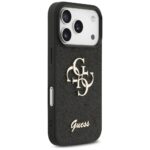Guess Fixed Glitter Big 4G case for iPhone 17 Pro black - imagine 4