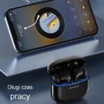 AWEI Bluetooth 5.3 T1 Pro Headphones + Docking Station Black-Green - imagine 4