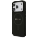 Guess Saffiano Classic Logo MagSafe Case for iPhone 17 Pro Black - imagine 2
