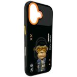Case Nimmy Cool&Cute 2.0 Gorilla for iPhone 17 black - imagine 5