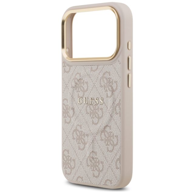 Case Guess 4G PU Classic Logo MagSafe for iPhone 17 Pro pink - imagine 6