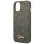 Guess GUHCP14SHGGSHN iPhone 14 / 15 / 13 6.1" green hard case Glitter Script - imagine 6