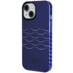 Audi IML MagSafe Case iPhone 15 / 14 / 13 6.1" navy blue hardcase AU-IMLMIP15-A6/D3-BE - imagine 2