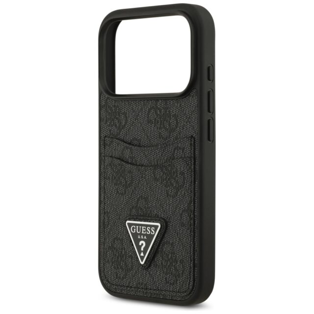 Case Guess 4G Double Card Triangle for iPhone 17 Pro black - imagine 6