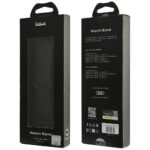 Strap Audi Logo Genuine Leather Magnetic Ring for Apple Watch 44/45/46/49mm black - imagine 4