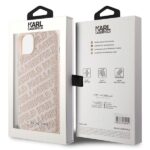 Karl Lagerfeld KLHCP15SPQKPMP iPhone 15/ 14 / 13 6.1" pink hardcase Quilted K Pattern - imagine 8