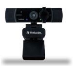 Verbatim Full HD 1080p Webcam with Microphone AWC-03 black 49580 - imagine 2
