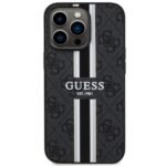 Guess GUHMP13XP4RPSK iPhone 13 Pro Max 6,7" black hardcase 4G Printed Stripes MagSafe - imagine 3