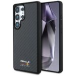 Red Bull Real Carbon Fiber Shiny Logo MagSafe Case for Samsung Galaxy S25 Ultra Black