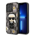 Karl Lagerfeld KLHCP13XPMNFIK1 iPhone 13 Pro Max 6,7" grey Flower Ikonik Karl