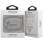 Guess GUACAPTPUMAWH AirPods Pro cover white Marble Collection - imagine 2