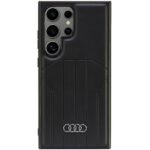Audi Synthetic Leather MagSafe S24 Ultra S928 black hardcase AU-TPUPCMS24U-Q5/D1-BK