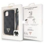 Guess GUHCP13MP4TDSCPK iPhone 13 / 14 / 15 6.1" black hardcase Crossbody 4G Metal Logo - imagine 9