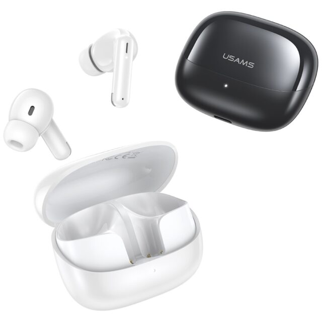 USAMS Bluetooth 5.3 IF27 Wireless In-Ear Headphones White - imagine 4