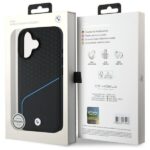 BMW BMHMP16S23RDCLK iPhone 16 6.1" black hardcase Sign Leather Textured And Line MagSaf - imagine 8