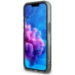 Case Guess IML Metal Glitter Flowers Triangle MagSafe for iPhone 16e black - imagine 5