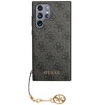 Guess GUHCS24LGF4GGR S24 Ultra S928 black hardcase 4G Charms Collection - imagine 3
