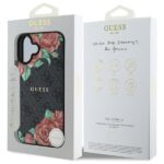 Guess GUHMP16SP4ROPEMCK iPhone 16 6.1" black hardcase 4G Flowers Print MagSafe - imagine 8