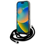 Karl Lagerfeld KLHMP16SHCKCKLCK iPhone 16 6.1" black hardcase IML Crossbody Monogram Karl & & Chou - imagine 4