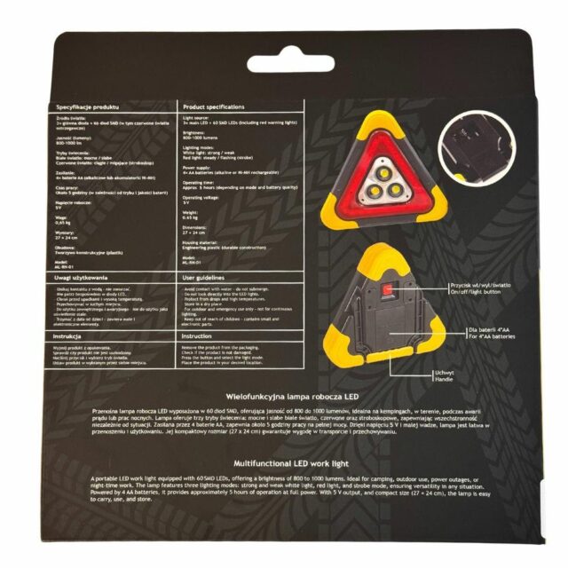 MajesticLine LED emergency triangle for car - imagine 9