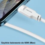 USAMS cable USB-C 6A 1.2m Port Display Fast Charging Lithe Series purple SJ568USB03 (US-SJ568) - imagine 5