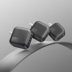 ENERGEA Wall Charger 2xUSB-C PD-PPS 45W 2C black US+EU Travelite GAN45 - imagine 4